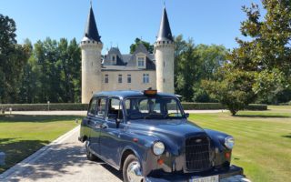 Tour the Bordeaux vineyards in an English taxi