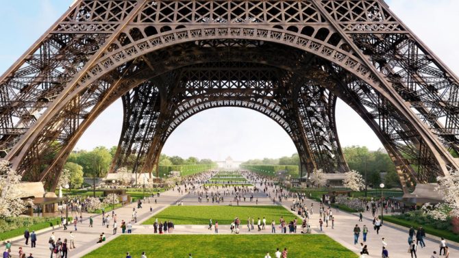 Eiffel Tower landscaping project gets the green light