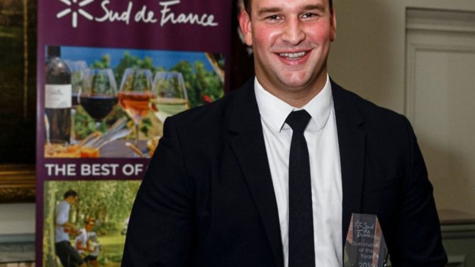 Andrés Rangel wins Sud de France Sommelier of the Year 2019