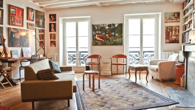 3 apartments in Paris