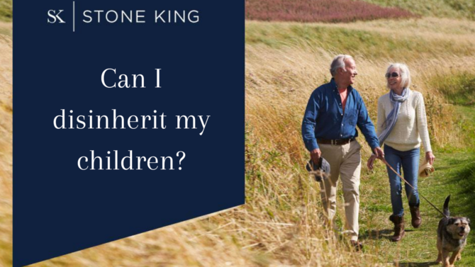 Can I disinherit my children?