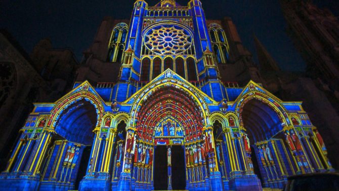 Breathtaking pictures of the Chartres en Lumières