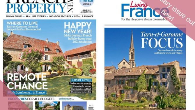 How to work remotely from a house in France…and 10 other things we learnt in the January issue of French Property News (plus Living France)!