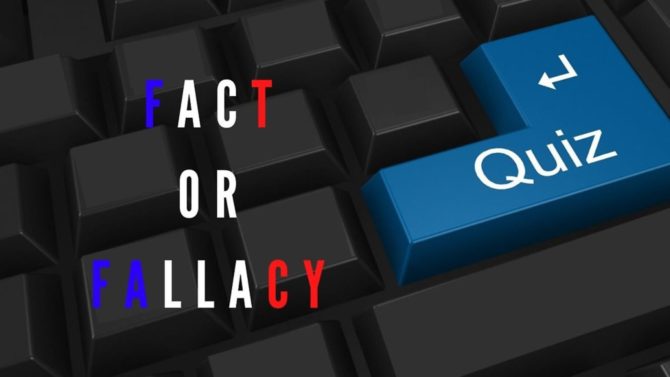 Quiz: French Fact or Fallacy, True or False