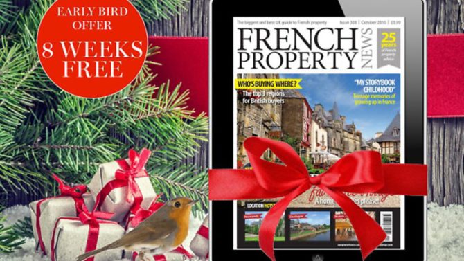 French Property News: treat yourself this Christmas!