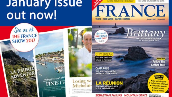 The January 2017 issue of FRANCE Magazine is out now!