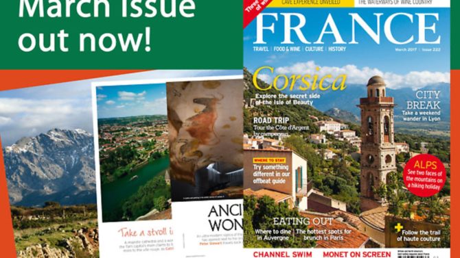 The March 2017 issue of FRANCE Magazine is out now!