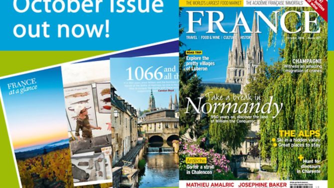 The October issue of FRANCE Magazine is out now!