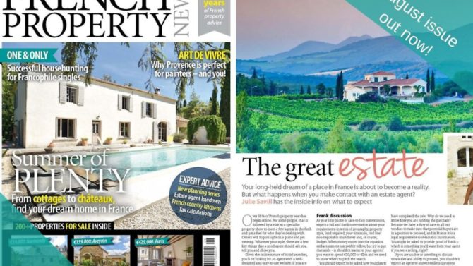 Where van Gogh bid au revoir to his ear…and 7 other things we learnt in the August issue of French Property News