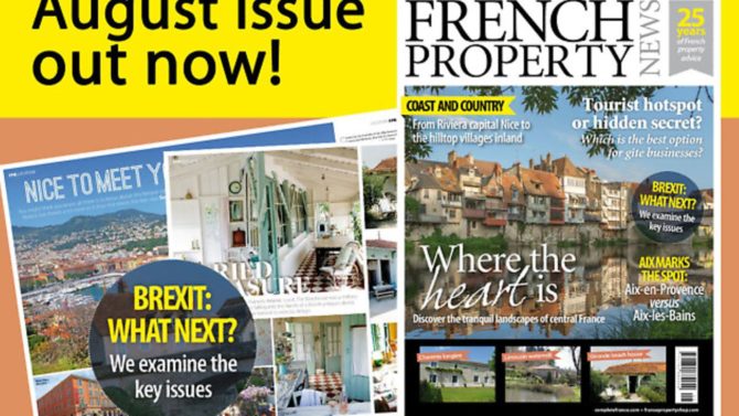 August 2016 issue of French Property News out now!