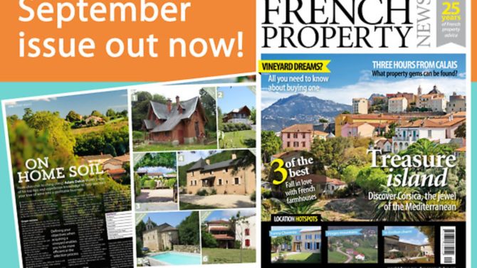September 2016 issue of French Property News out now!