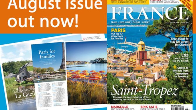 August 2016 issue of FRANCE Magazine out now!