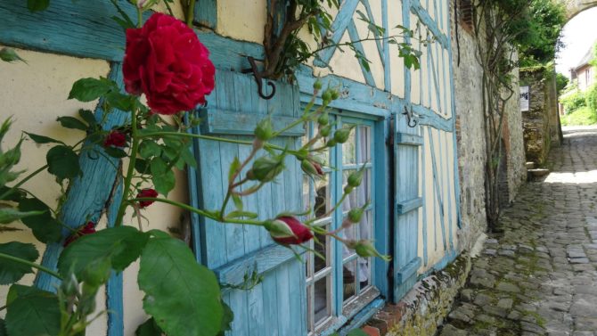 Take a stroll in Gerberoy, France’s village of a thousand rose bushes