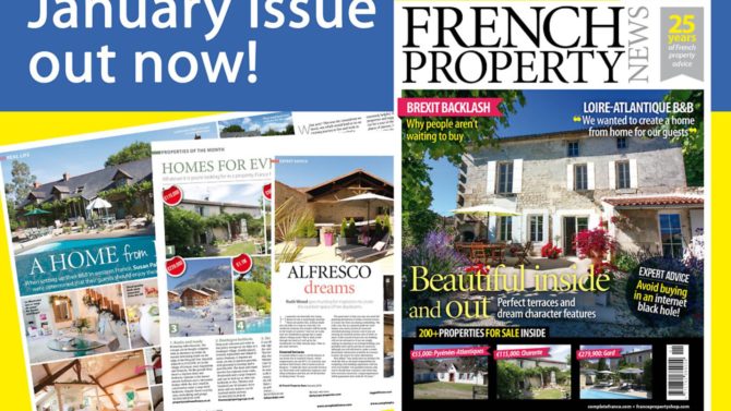 12 reasons to buy the January 2018 issue of French Property News