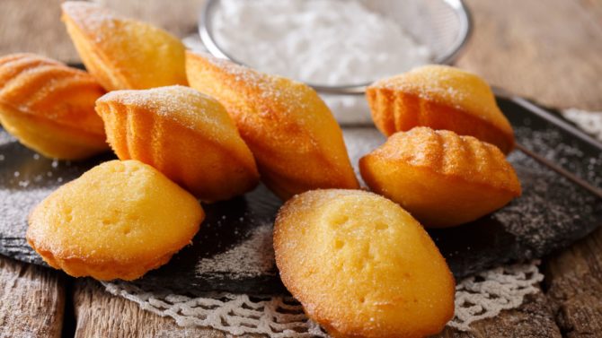How were madeleines first created?