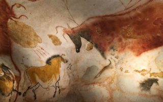 Prehistoric cave art in France