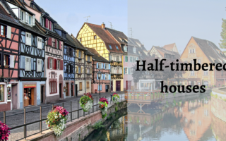 French Architecture: Half-timbered houses