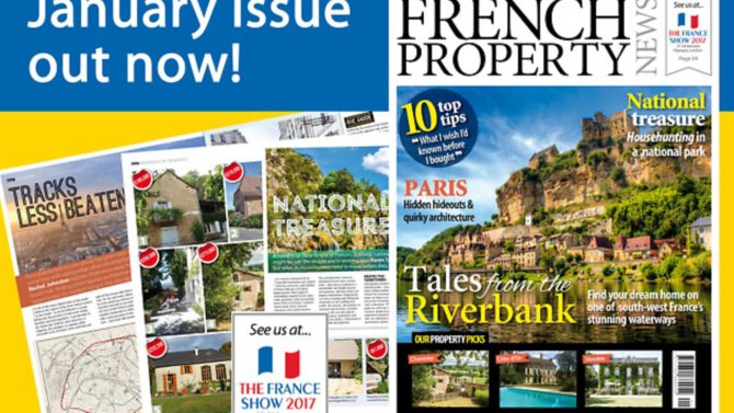 January 2017 issue of French Property News out now!