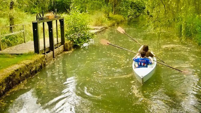 Families enjoy wild adventures at renovated riverside mill in France