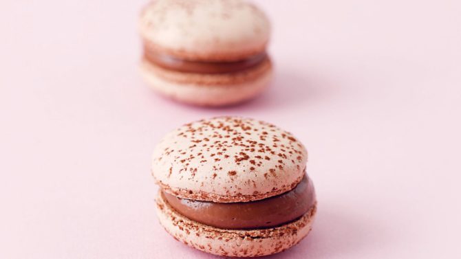 Chocolate macarons recipe