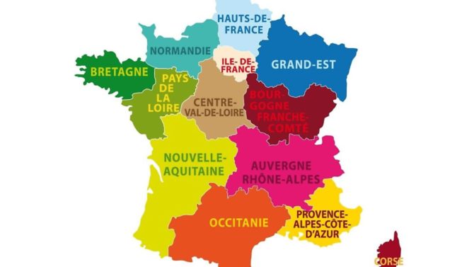 The 13 regions of metropolitan France: their cheapest and most expensive departments
