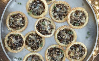 Recipe: Mushroom and Comté tartlets