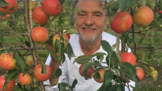 New book and recipes by Raymond Blanc champion rare fruit varieties