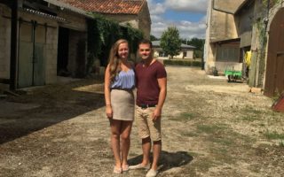 Couple in their twenties swap Cornwall for Charente in France