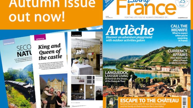 Autumn 2016 issue of Living France out now!
