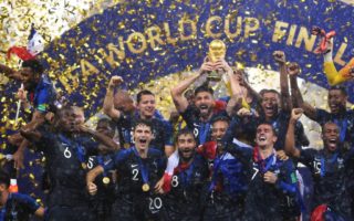 Incredible pictures of the football World Cup celebrations in France