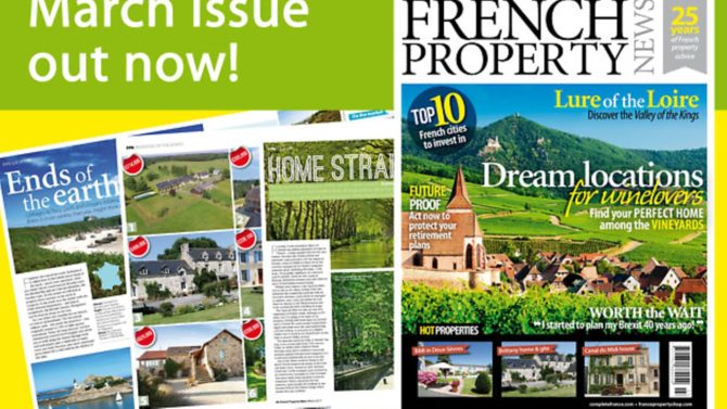 The March 2017 issue of French Property News out now!