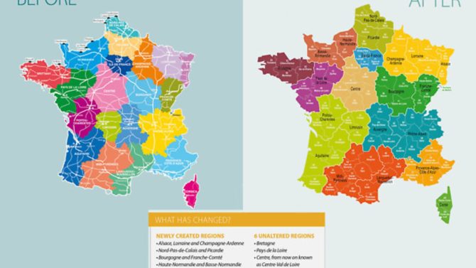 Why did France change its regions?
