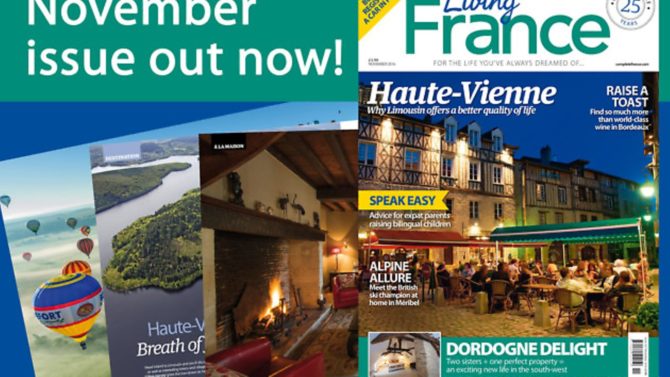 November 2016 issue of Living France out now!