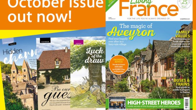 12 reasons to buy the October 2017 issue of Living France!