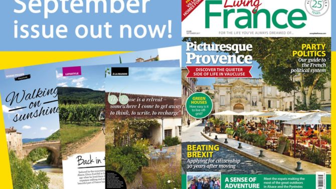 12 reasons to buy the September 2017 issue of Living France