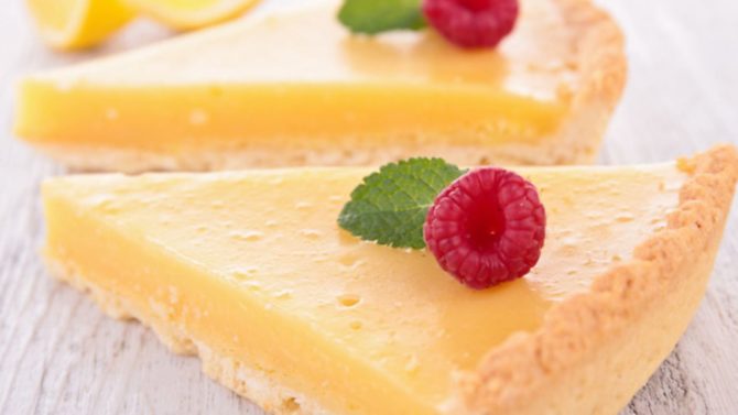 Recipe for tarte au citron