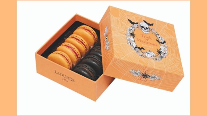 French pâtisserie Ladurée releases spooky macarons to celebrate Halloween