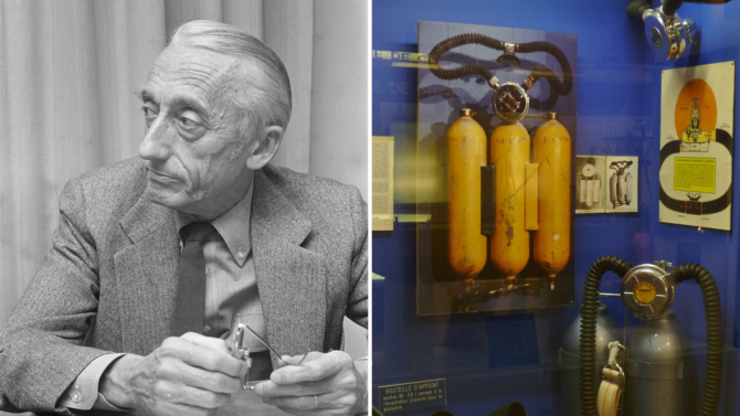 French Icon: pioneering ocean explorer Jacques-Yves Cousteau