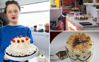 The vegan French cake business on a narrowboat in Somerset