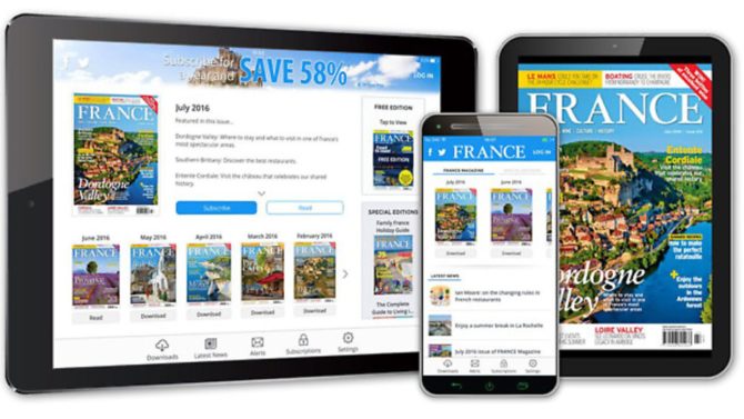 Introducing the NEW France Magazine App