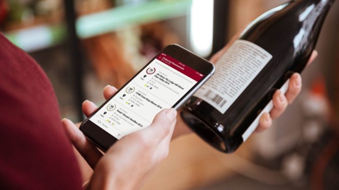 Sommelier in your pocket tracks down wine within walking distance