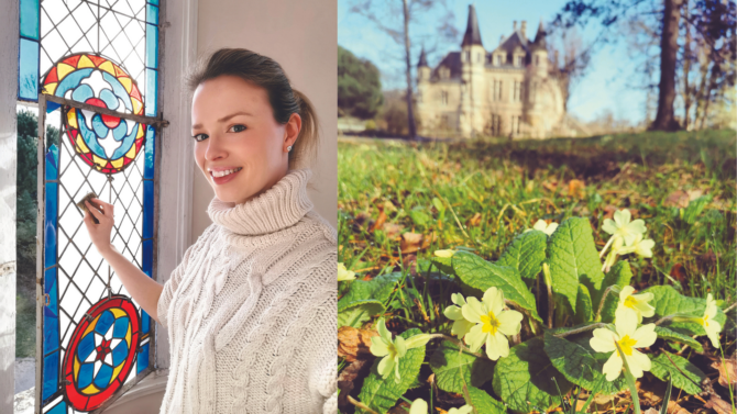 Spring cleaning at the château