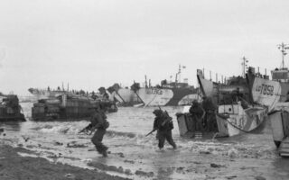 D-Day beaches in Normandy